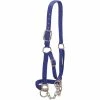 Weaver Leather Livestock Heavy -Duty Restraint Halter - Blue - Large - 35-0903-BL - Cow Halters, Leads, & Barn Supplies