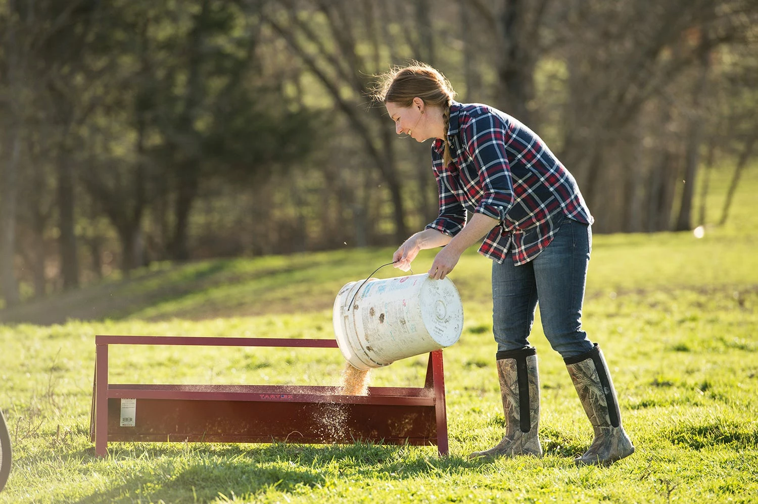 Tarter 4' Trough Feeder - TF4 - Small Animal Feeders 4 Tarter 4' Trough Feeder - TF4 - Small Animal Feeders - Image 2