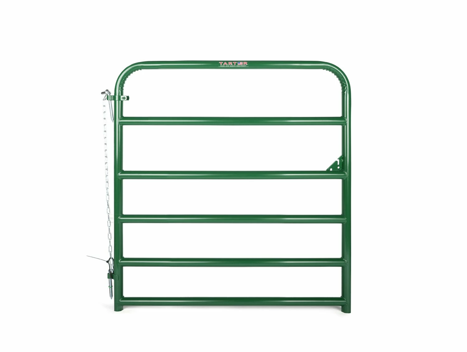 Tarter 4' 6 Bar Tube Gate, Green - 6EG4 - Panels & Gates 3 Tarter 4' 6 Bar Tube Gate, Green - 6EG4 - Panels & Gates