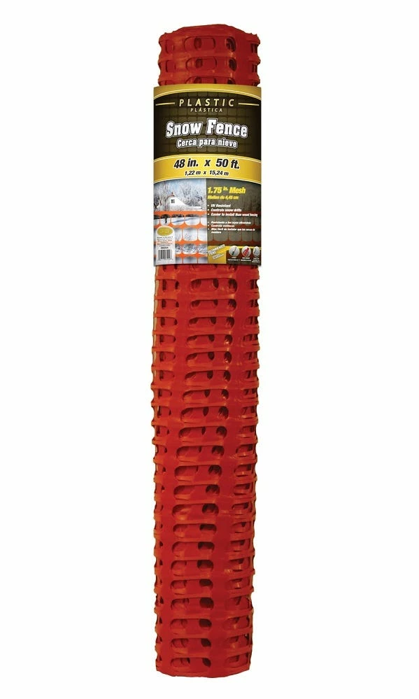 Midwest Air Technologies Orange 4' x 50' Snow Fence - 889220A - Fence and Wire 3 Midwest Air Technologies Orange 4' x 50' Snow Fence - 889220A - Fence and Wire