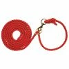 Weaver Leather Livestock Livestock Adjustable Poly Neck Rope - 35-4040-RD - Cow Halters, Leads, & Barn Supplies
