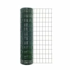 Garden Craft 36" x 50' Green Vinyl Fence with 2" x 3" Openings - 023650 - Fence and Wire
