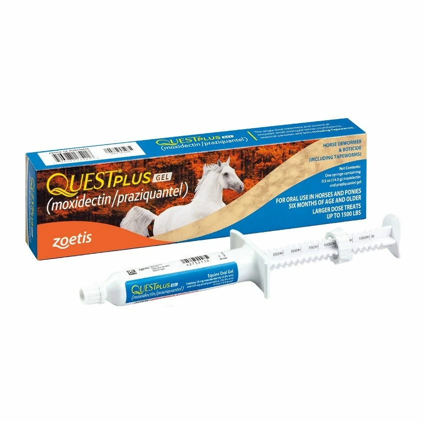 Zoetis Animal Health Quest Plus Dewormer for Horses - 10004097 - Horse Dewormers 3 Zoetis Animal Health Quest Plus Dewormer for Horses - 10004097 - Horse Dewormers