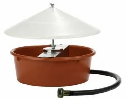 Little Giant Automatic Poultry Waterer with Cover, 5 Quart - 166386 - Chicken Waterers