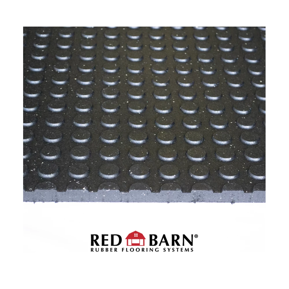 Red Barn 4' x 6' Rubber Horse Mat 3/4" Thick - HORSEMAT - Livestock Supplies 4 Red Barn 4' x 6' Rubber Horse Mat 3/4" Thick - HORSEMAT - Livestock Supplies - Image 2