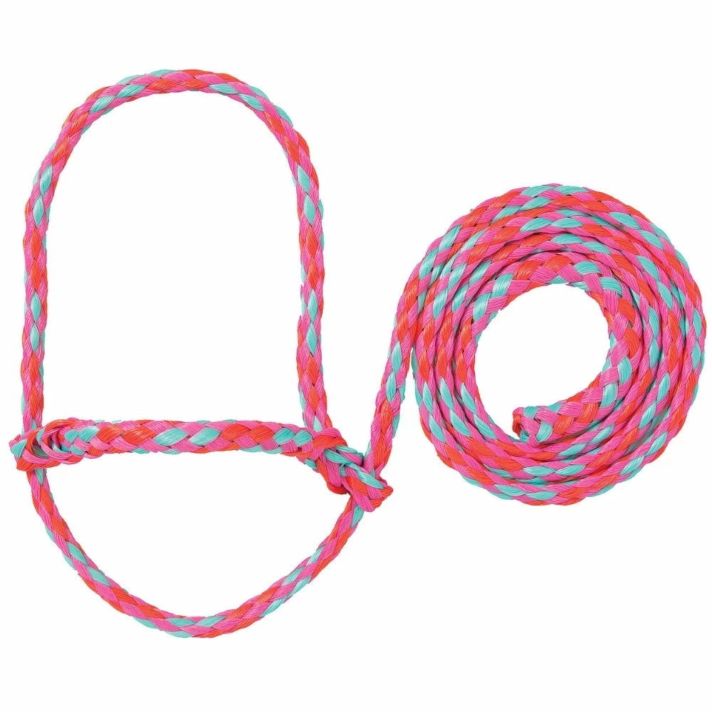 Weaver Leather Livestock Poly Rope Sheep Halter - Hot Pink/Coral/Mint - 35-7840-S18 - Sheep Halters & Accessories 4 Weaver Leather Livestock Poly Rope Sheep Halter - Hot Pink/Coral/Mint - 35-7840-S18 - Sheep Halters & Accessories - Image 2