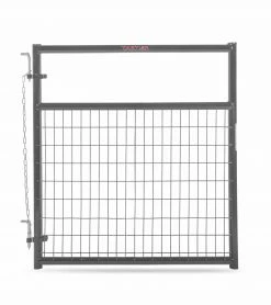 Tarter Watchman Wire Mesh Square Corner Gate, Gray, 4' - WFGGRSC4 - Gates & Corrals
