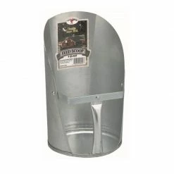 Little Giant Galvanized Feed Scoop, 4 Quart - 9204 - Livestock Supplies