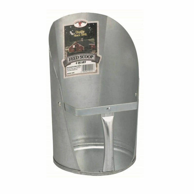 Little Giant Galvanized Feed Scoop, 4 Quart - 9204 - Livestock Supplies 3 Little Giant Galvanized Feed Scoop, 4 Quart - 9204 - Livestock Supplies