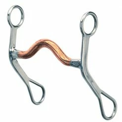 Weaver Leather All Purpose Bit - 5 Inch Medium Port Copper Mouth - CA-5803 - Bits & Curb Straps