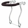 Weaver Leather Hackamore with Gum Rubber Covered Bike Chain Noseband - CA-1000 - Bits & Curb Straps