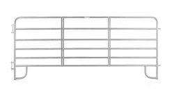 Tarter 12' Galvanized 6 Bar Corral Panel - 6GC12 - Corrals & Panels