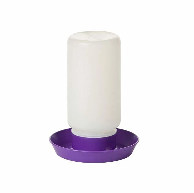 Little Giant Screw-On Poultry Waterer Base, 1 Quart - 740PURPLE - Livestock Supplies 4 Little Giant Screw-On Poultry Waterer Base, 1 Quart - 740PURPLE - Livestock Supplies - Image 2