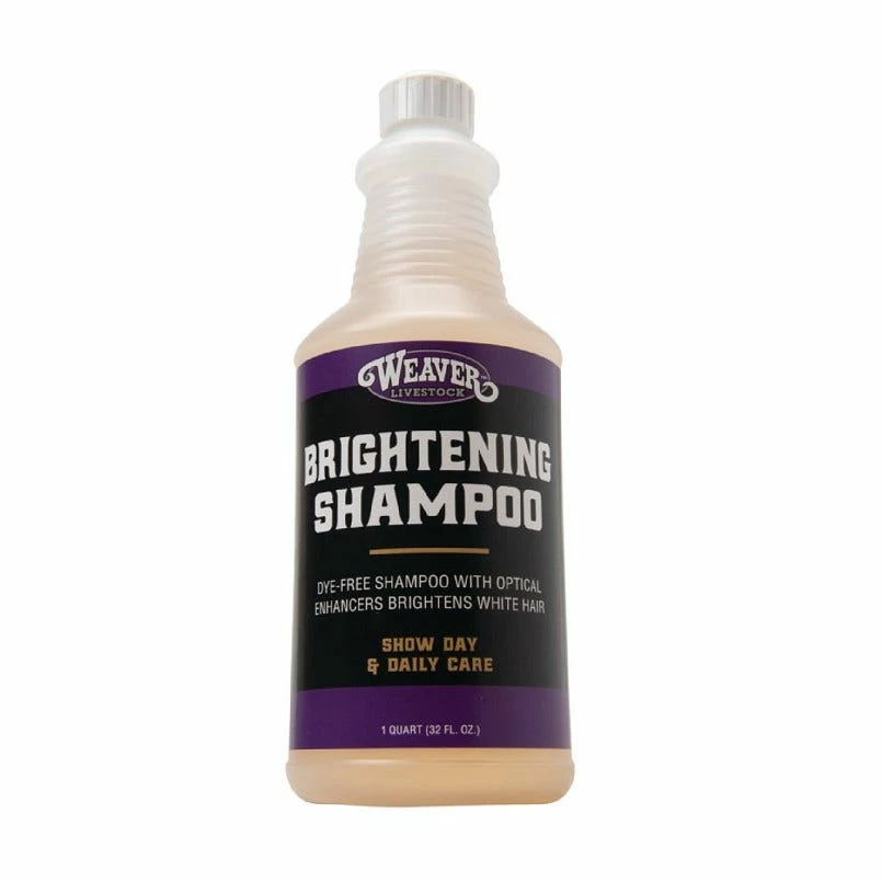 Weaver Leather Livestock Brightening Shampoo - Quart - 69-3510 - Liquids & Aerosols 3 Weaver Leather Livestock Brightening Shampoo - Quart - 69-3510 - Liquids & Aerosols
