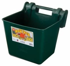 Little Giant 15 Quart Hook Over Economy Feeder, Green - HF15GREEN - Livestock Supplies