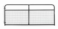 Tarter 10' 2" x 4" Wire Filled Gate, Black - WFGBL10 - Gates & Corrals