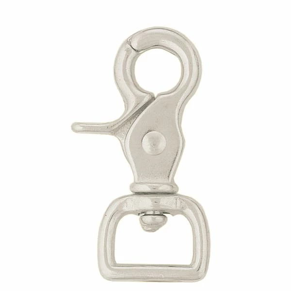 Weaver Leather Square Scissor Snap - Nickel Plated - 3/4 Inch - BCZ5015-NP-3/4 - Designer Hardware 4 Weaver Leather Square Scissor Snap - Nickel Plated - 3/4 Inch - BCZ5015-NP-3/4 - Designer Hardware - Image 2