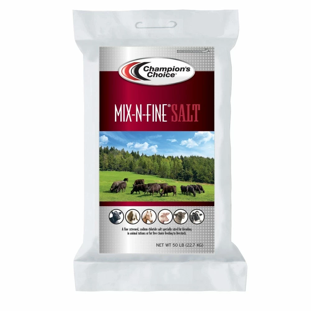 Champion's Choice Mix-N-Fine Salt, 50 lb. Bag - 100012682 - Mineral 3 Champion's Choice Mix-N-Fine Salt, 50 lb. Bag - 100012682 - Mineral