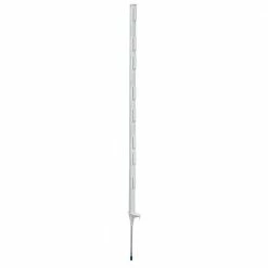 Various Brands 4 Foot White Poly Step In Electric Fence Post - 10004300 - Electric Fencing