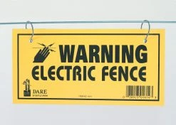 Dare Electric Fence Warning Sign - 1614-3 - Electric Fencing
