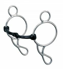 Weaver Leather Gag Bit - 5 Inch Sweet Iron Snaffle Mouth - CA-5760 - Bits & Curb Straps
