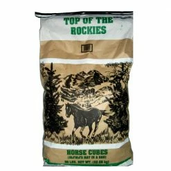 Various Brands Alfalfa Horse Cubes, 50 lb. Bag - Forage