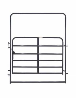 Tarter 6' 6 Bar Walk Thru Arch Gate, Blue - EWB6 - Corral Panels & Walk Thrus