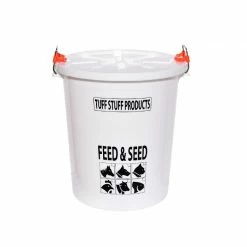 Tuff Stuff Feed And Storage with Lid FS7 - Livestock Supplies