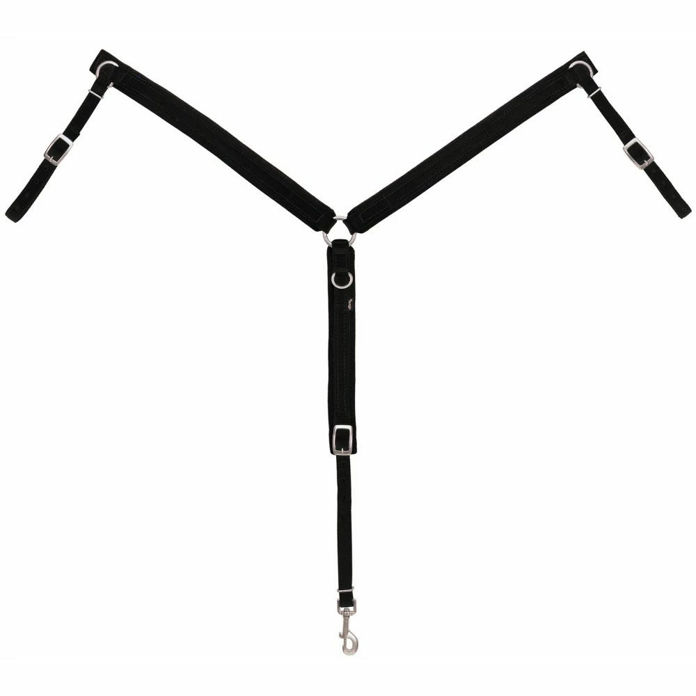 Weaver Leather Felt Lined 1 Inch Ring - in - Center Breast Collar - Black - 35-2491-BK - Livestock Supplies 4 Weaver Leather Felt Lined 1 Inch Ring - in - Center Breast Collar - Black - 35-2491-BK - Livestock Supplies - Image 2