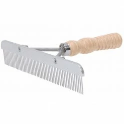 Weaver Leather Livestock Blunt Tooth Comb with Wood Handle and Stainless Steel Replacement Blade - 69-6028 - Grooming Tools