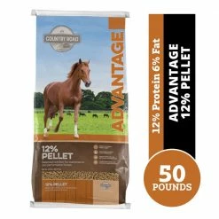 Country Road Advantage 12% Pellet Feed, 50 lb. Bag - Horse Feed