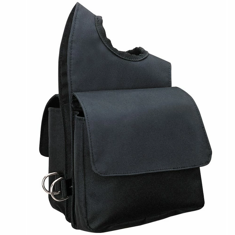 Weaver Leather Nylon Pommel Bag - Black - 15-0190-BK - Trail & Working Gear 4 Weaver Leather Nylon Pommel Bag - Black - 15-0190-BK - Trail & Working Gear - Image 2