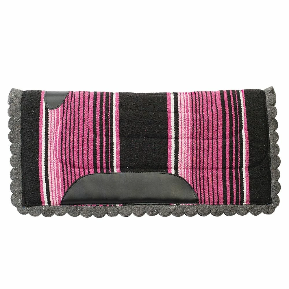 Weaver Leather Economy Scalloped Felt Lined Navajo Saddle Pad - 35-9805 - Saddle Pads 4 Weaver Leather Economy Scalloped Felt Lined Navajo Saddle Pad - 35-9805 - Saddle Pads - Image 2