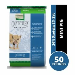 Nutrena Country Feeds® Mini Pig Feed 16% Pellet, 25 lb. Bag