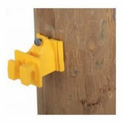 Dare Yellow Wood Post Insulator, 25 Count - 1728-25 - Electric Fencing