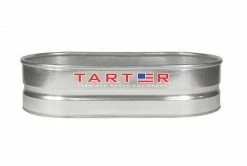 Tarter Oval Galvanized Stock Tank 2'x 1' x 4' - WT214 - Coolers