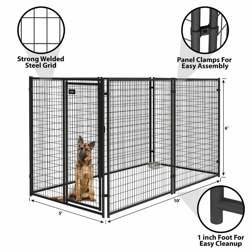 Pet Sentinel 6' x 5' Welded Wire Panel - 541631 - Fence and Wire 5 Pet Sentinel 6' x 5' Welded Wire Panel - 541631 - Fence and Wire - Image 3