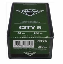 Diamond Farrier 5 City Horseshoe Nails 250 Count D5CH2 - Livestock Supplies