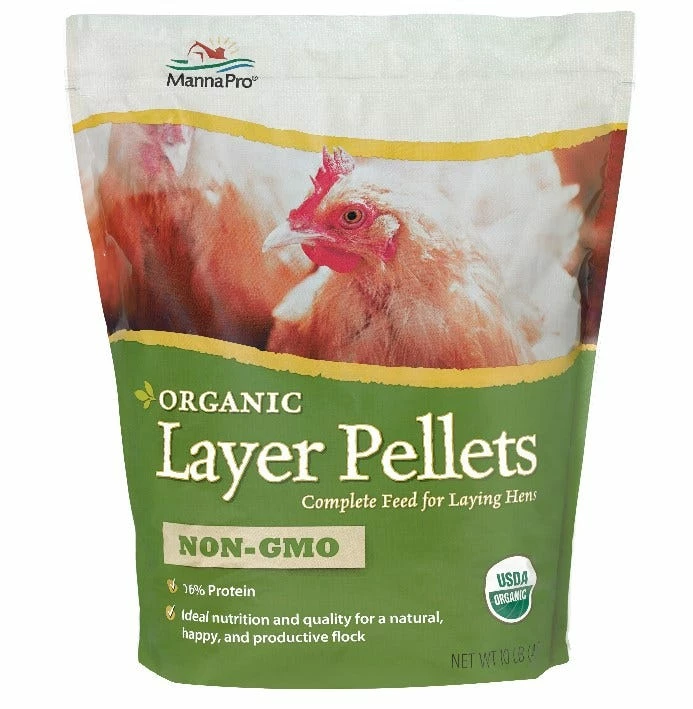 Manna Pro MannaPro Organic Chicken Feed Layer Pellets, 10 lb. Bag 3 Manna Pro MannaPro Organic Chicken Feed Layer Pellets, 10 lb. Bag