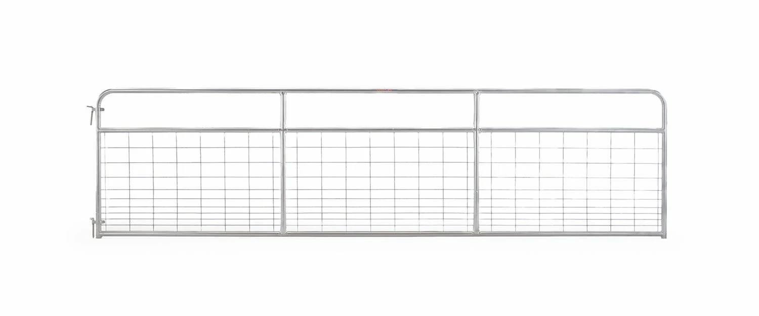 Tarter 16' Galvanized Wire Filled Tube Gate - WG16 - Gates & Corrals 3 Tarter 16' Galvanized Wire Filled Tube Gate - WG16 - Gates & Corrals