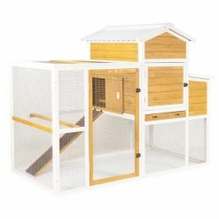 Country Road Barn Ranch Chicken Coop PVC Roof - SHW10993 - Chicken Coops