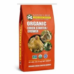 Nature's Best Organic Feeds Nature's Best Organic Chick Starter/Grower Crumbles 40lb. 4BM0512C - Chicken Feed