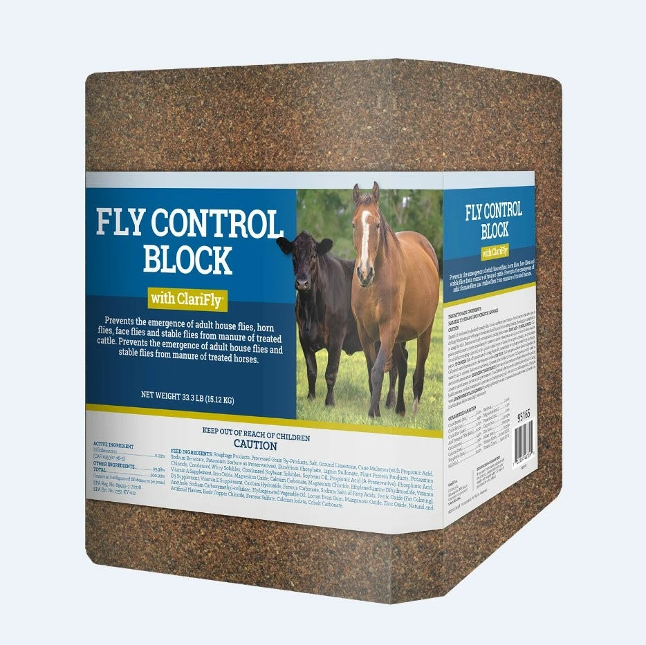 Cargill Fly Control Block with ClariFly, 33.3 lb. Block - 95165 - Mineral 3 Cargill Fly Control Block with ClariFly, 33.3 lb. Block - 95165 - Mineral