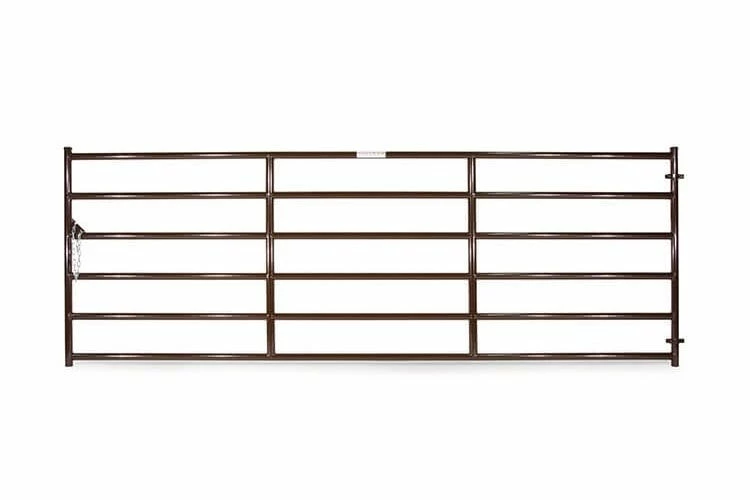 Tarter 12' Square Corner Gate, Brown - SCGBR12 - Arena Panels & Walk Thrus 3 Tarter 12' Square Corner Gate, Brown - SCGBR12 - Arena Panels & Walk Thrus