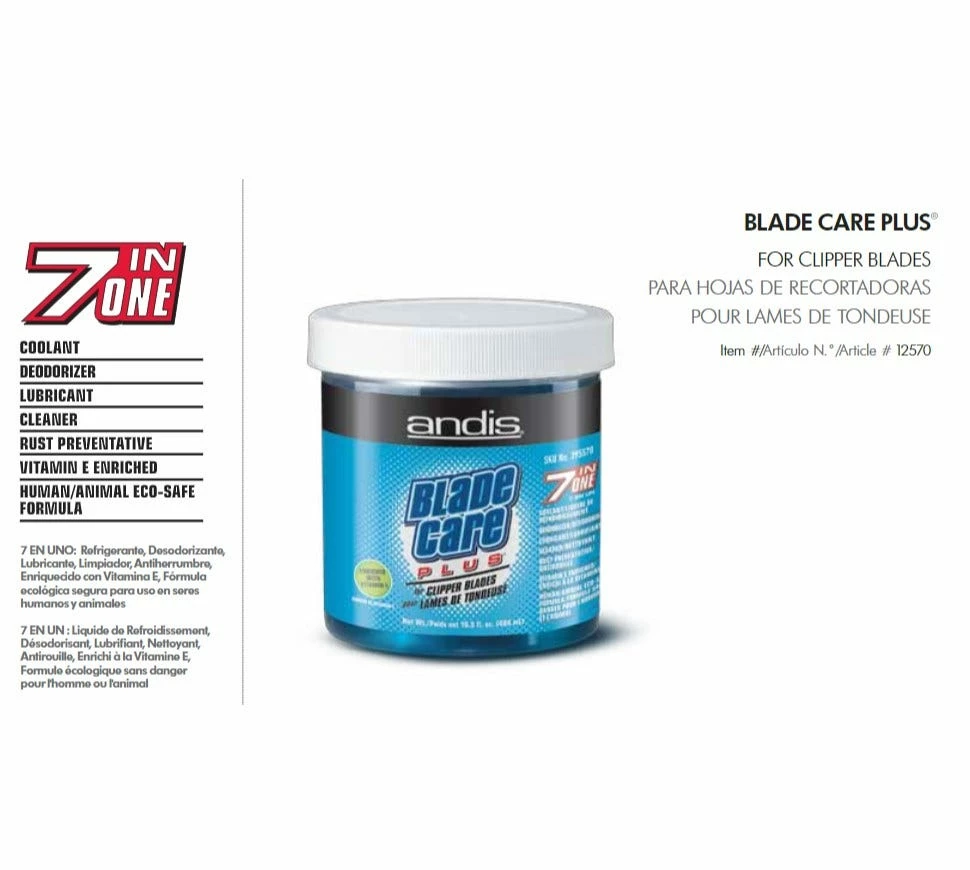 Andis Blade Care 16.5Oz Jar 12570 - Clippers & Shears 4 Andis Blade Care 16.5Oz Jar 12570 - Clippers & Shears - Image 2