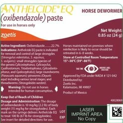 Zoetis Animal Health Zoetis Anthelcide EQ Horse Dewormer Paste - 002223 - Horse Dewormers 7 Zoetis Animal Health Zoetis Anthelcide EQ Horse Dewormer Paste - 002223 - Horse Dewormers -Livestock Online Store 8fef0717c1138c3fe679c08c6de767dd50bb9d06 361215 3