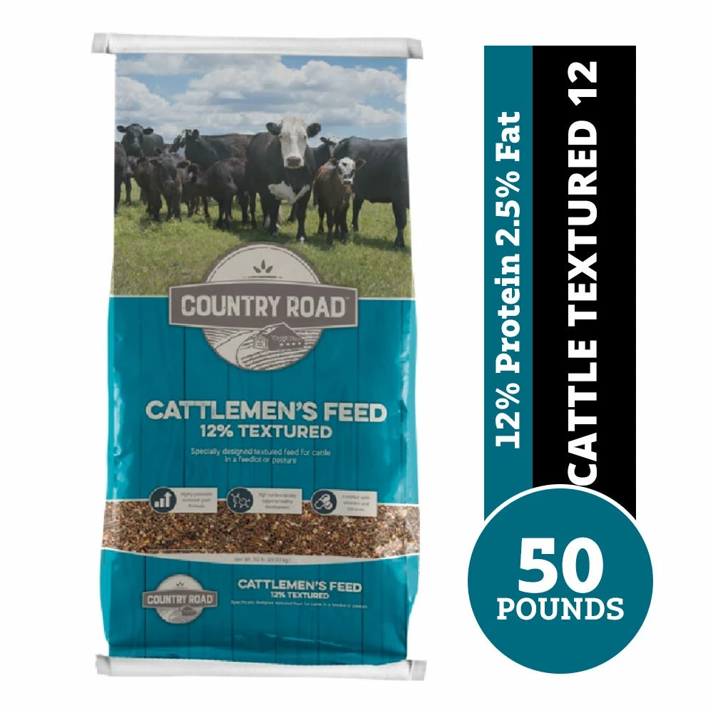 Country Road Cattlemen's Feed, 50 lb. Bag - Cattle Feed 3 Country Road Cattlemen's Feed, 50 lb. Bag - Cattle Feed