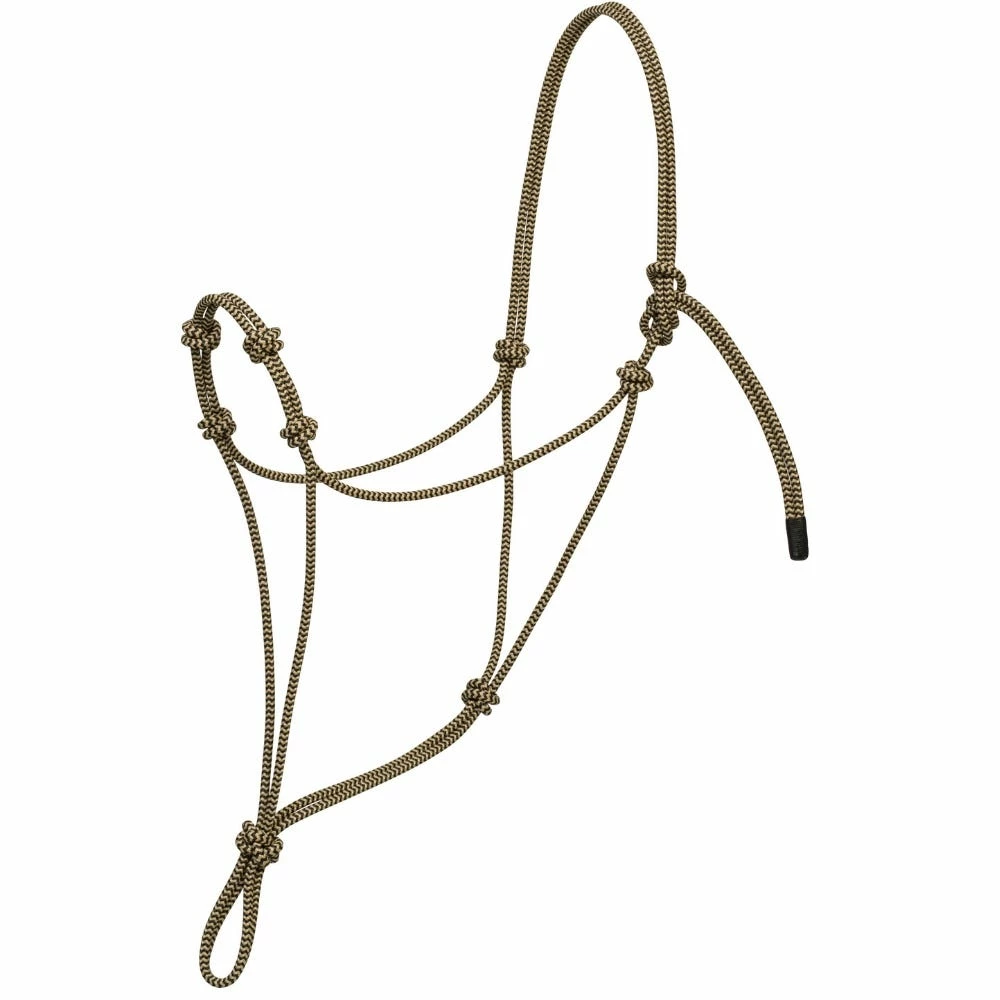 Weaver Leather Silvertip Four Knot Rope Halter - Average - Black/Tan - 35-9555-C1 - Rope Halters 3 Weaver Leather Silvertip Four Knot Rope Halter - Average - Black/Tan - 35-9555-C1 - Rope Halters
