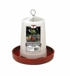 Little Giant Plastic Hanging Poultry Feeder, 3 Pound - PHF3 - Livestock Supplies