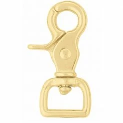 Weaver Leather Square Scissor Snap - Solid Brass - 3/4 Inch - BC05015-SB-3/4 - Designer Hardware